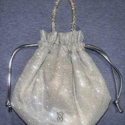 VS Silver Sparkly Bag