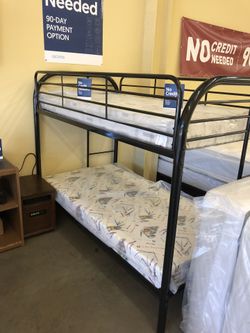 Bunk Bed with Mattresses