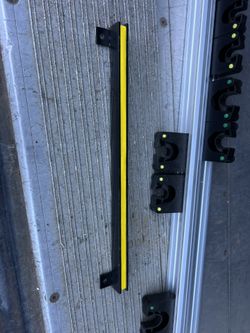 ULine Bin Organizer Shelf, 2 Tool Holder Mop Broom Holder, 1 Maginatic Tool Holer