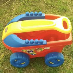 Kids Mega Blocks Wagon (Price Is Firm)