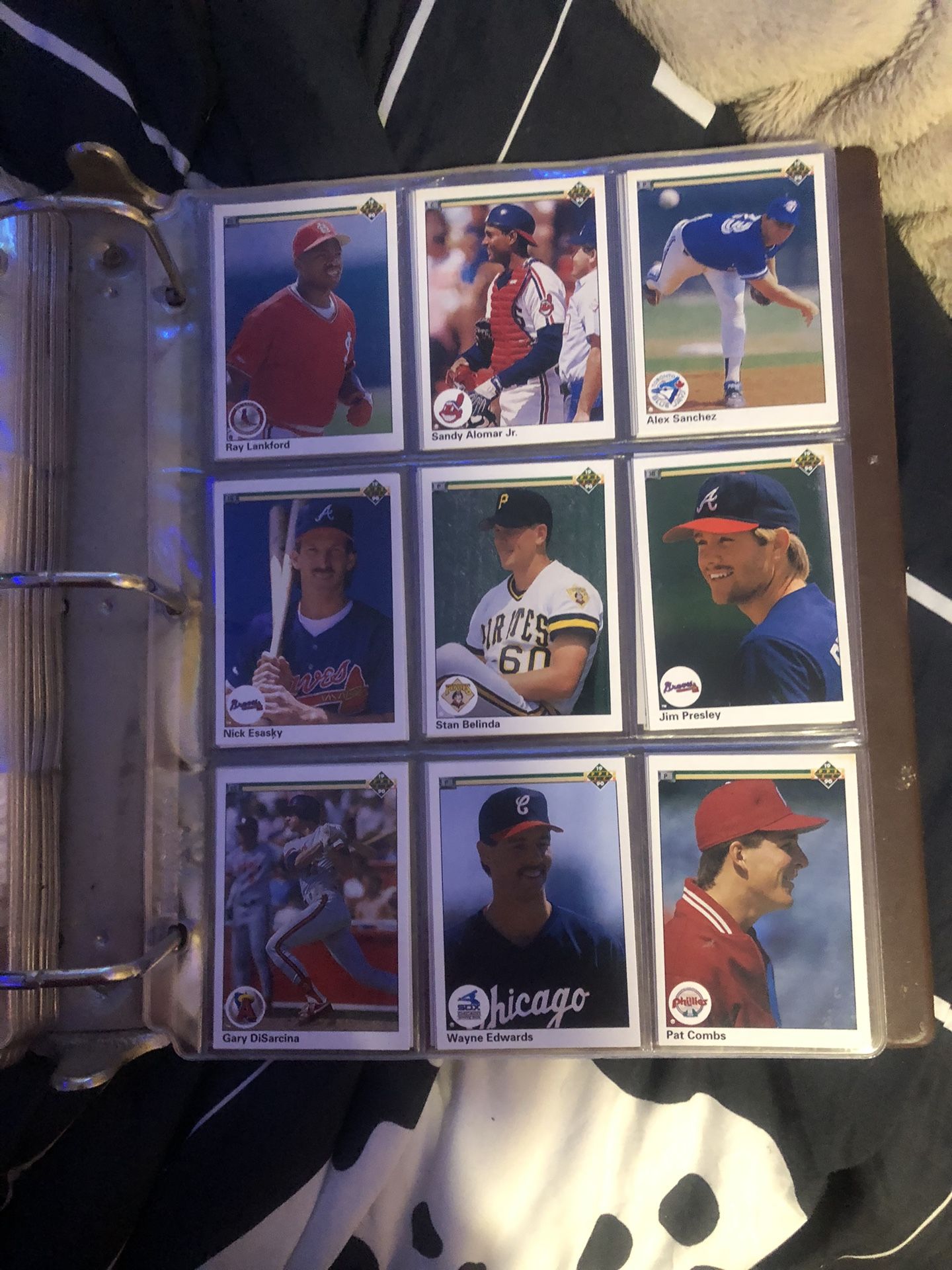 A Binder Full Of Baseball Cards