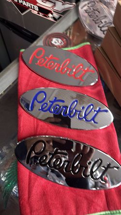 Peterbilt chrome finish Emblems