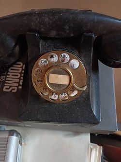 Old rotary gold plated