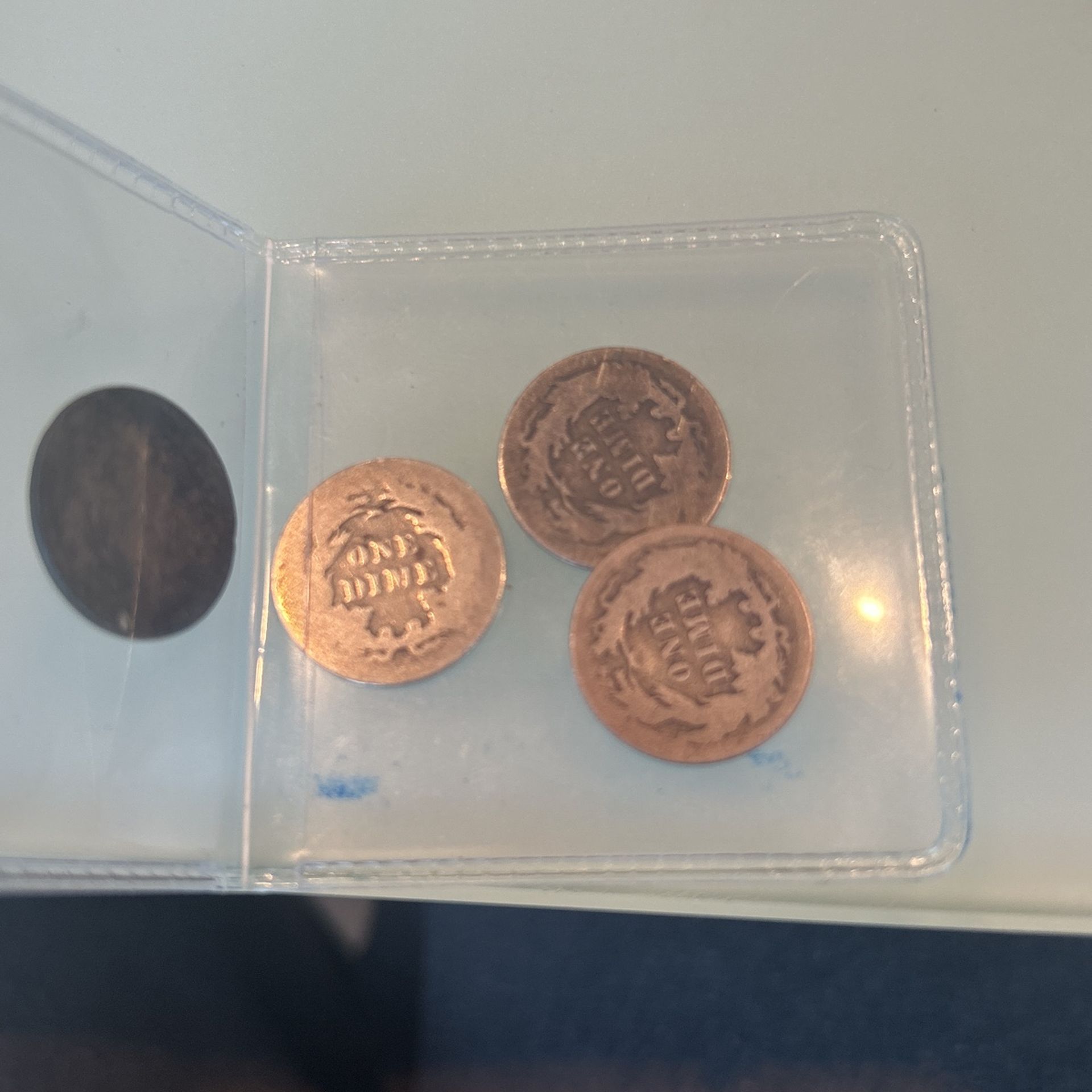 5 Old Vintage Seated Liberty Dimes