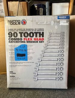 Matco Flex Head Wrench Set $500 Brand New in the package