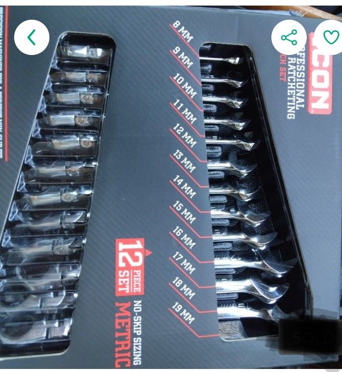 Icon Flex Opened Eneded Wrench Set