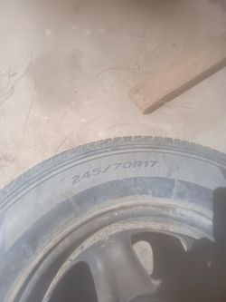 Two real good 17 inch truck tires