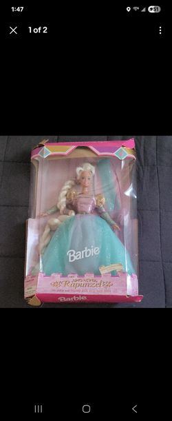 Barbie Rapunzel Collector Edition Doll 11.5in Blonde Braided Hair Outfit