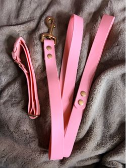 Pink and gold collar