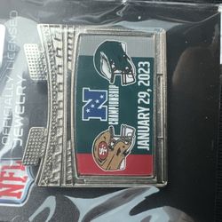 49ers Vs Eagles NFC Championship Pin 