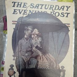 Antique 1900s Front Page – “Midnight Buggy Ride” – Unsealed, Great Condition