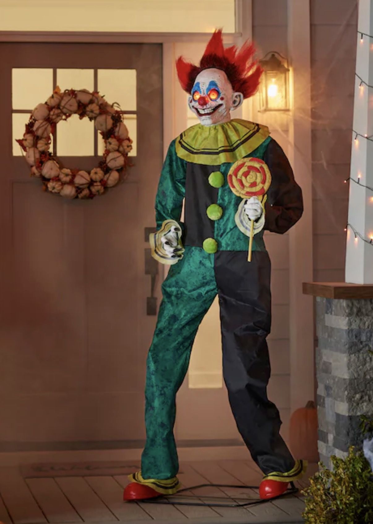 *NEW* 6’ Freestanding Talking Lighted Clown Animatronic - Motion Sensored