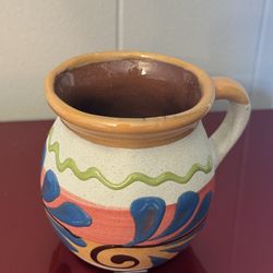 Ceramic Hand Painted Glass Mug