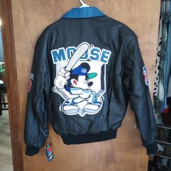 Mickey Mouse Leather Jacket