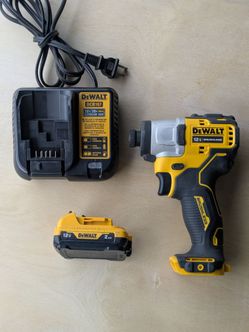 DeWalt Brushless 12v Impact Driver and Battery with Charger USED