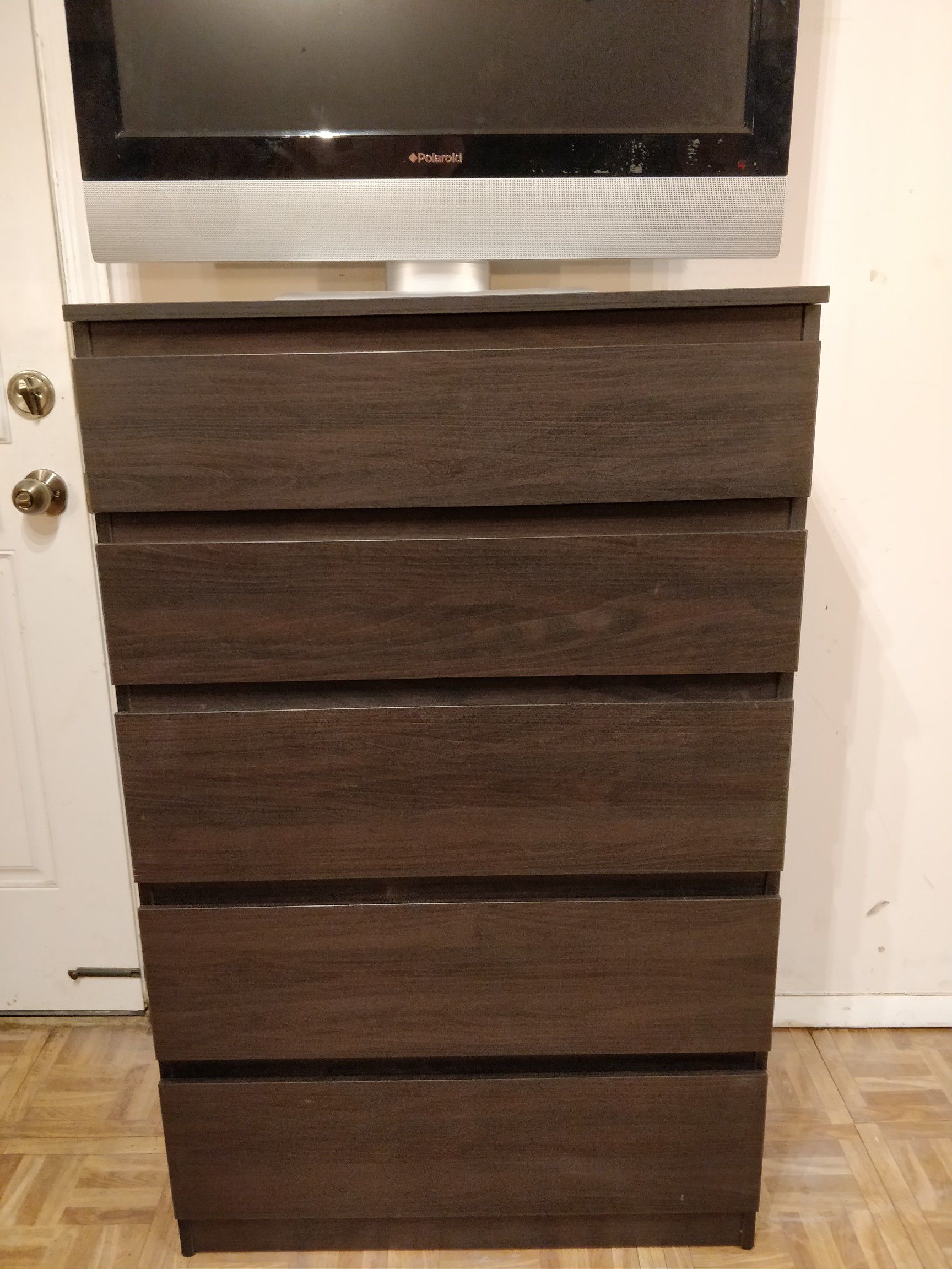 New chest dresser never used before, all drawers sliding smoothly, pet free smoke free.