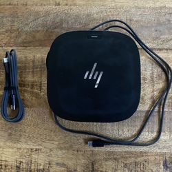 HP- G5 USB-C Universal Docking Station. Black