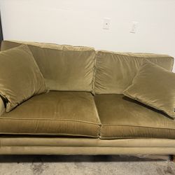 Olive Green Couch Great Condition Free