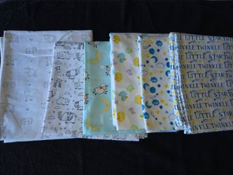 XL handmade super soft flannel  receiving blankets