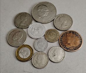 26 international coins, for collectors