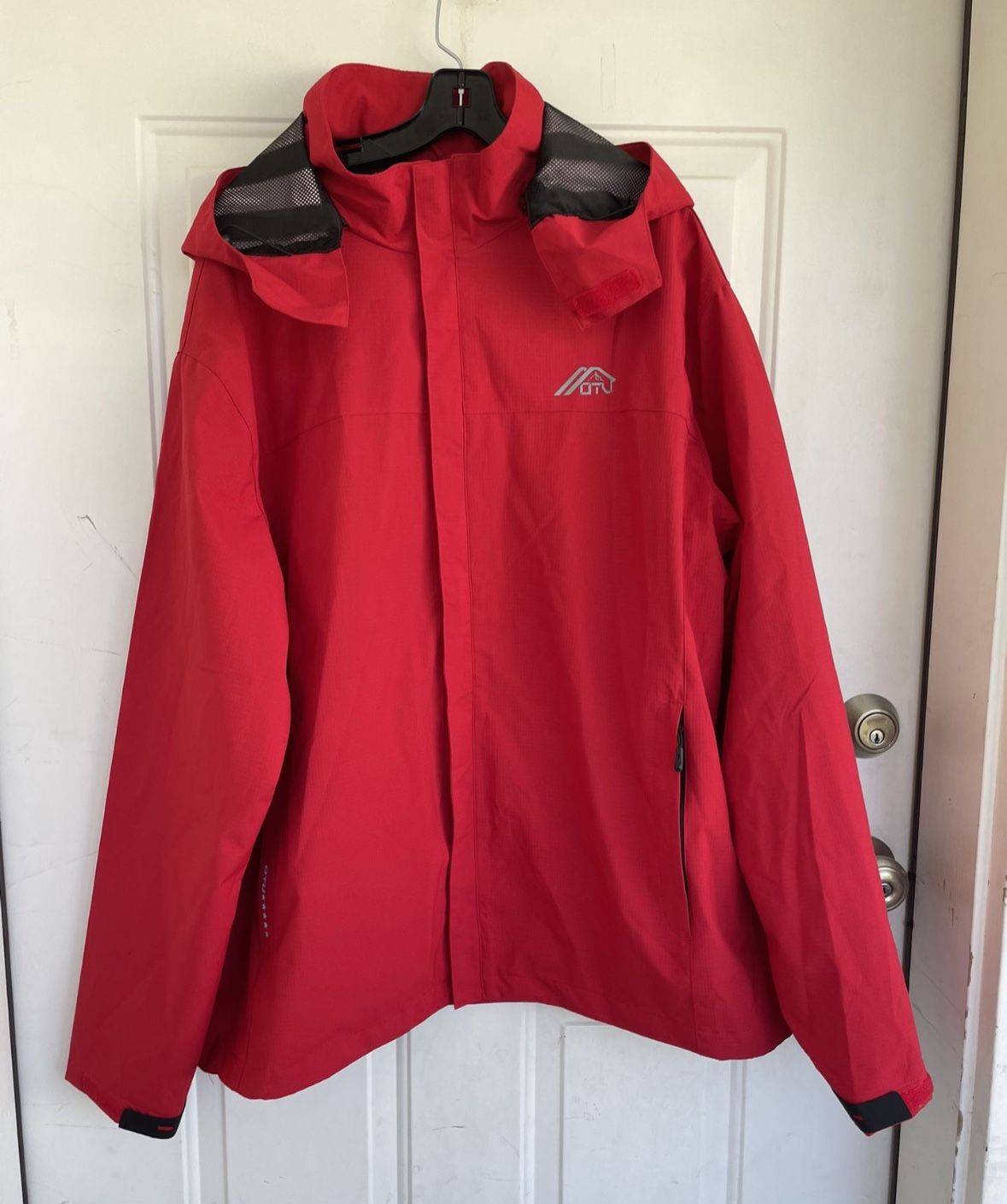 OTU waterproof Jacket Red lightweight Coat size 2XL