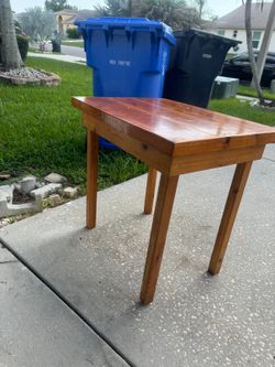 Wood table