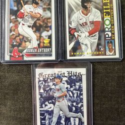 Roman Anthony Rookie Card Lot