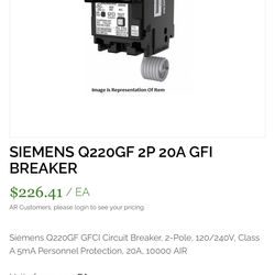Siemens circuit breaker