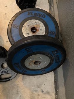Authentic Eleiko 20kg Plates Set (100kg Total) – SF 49ers Facility Gear