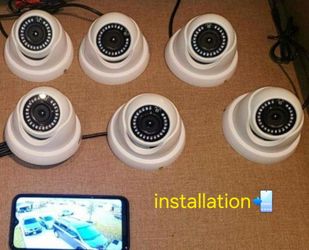 6 CAMARAS D SEGURIDAD-SURVEILLANCE SYSTEMS