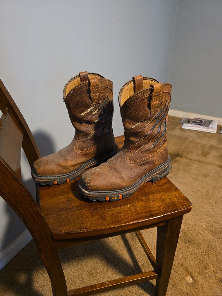 Cody James Steel Toe Cowboy Work Boots Size 12EE