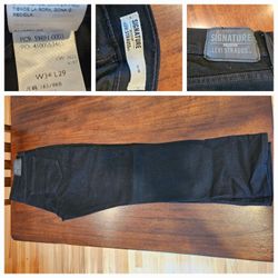 Black Levi's- Size 34w/29L