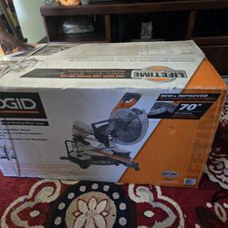 New Ridgid 12in Miter Saw