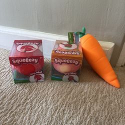 Squeeezy (strawberry/ Peach/ Carrot)