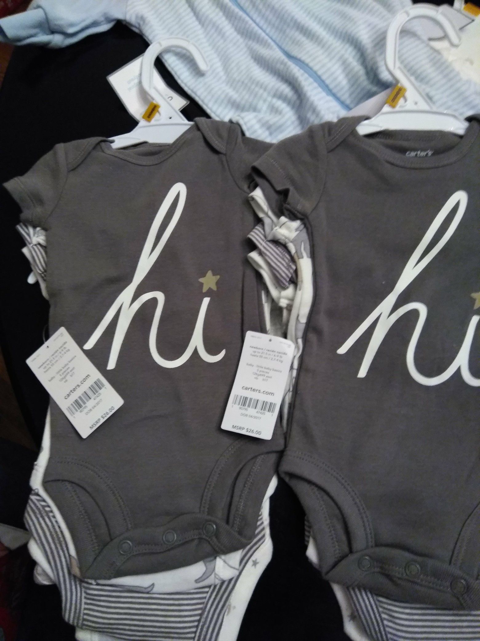 Carter's newborn onsies