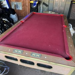 pool Table 8ft 5 Inch Long --4 Ft 9 Inch