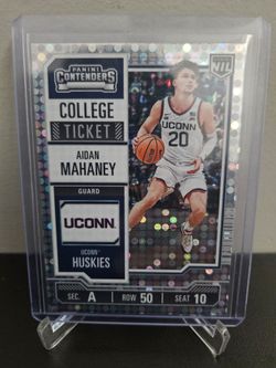 Aiden mahaney #22 uconn nil 24-25 college ticket donuts $2