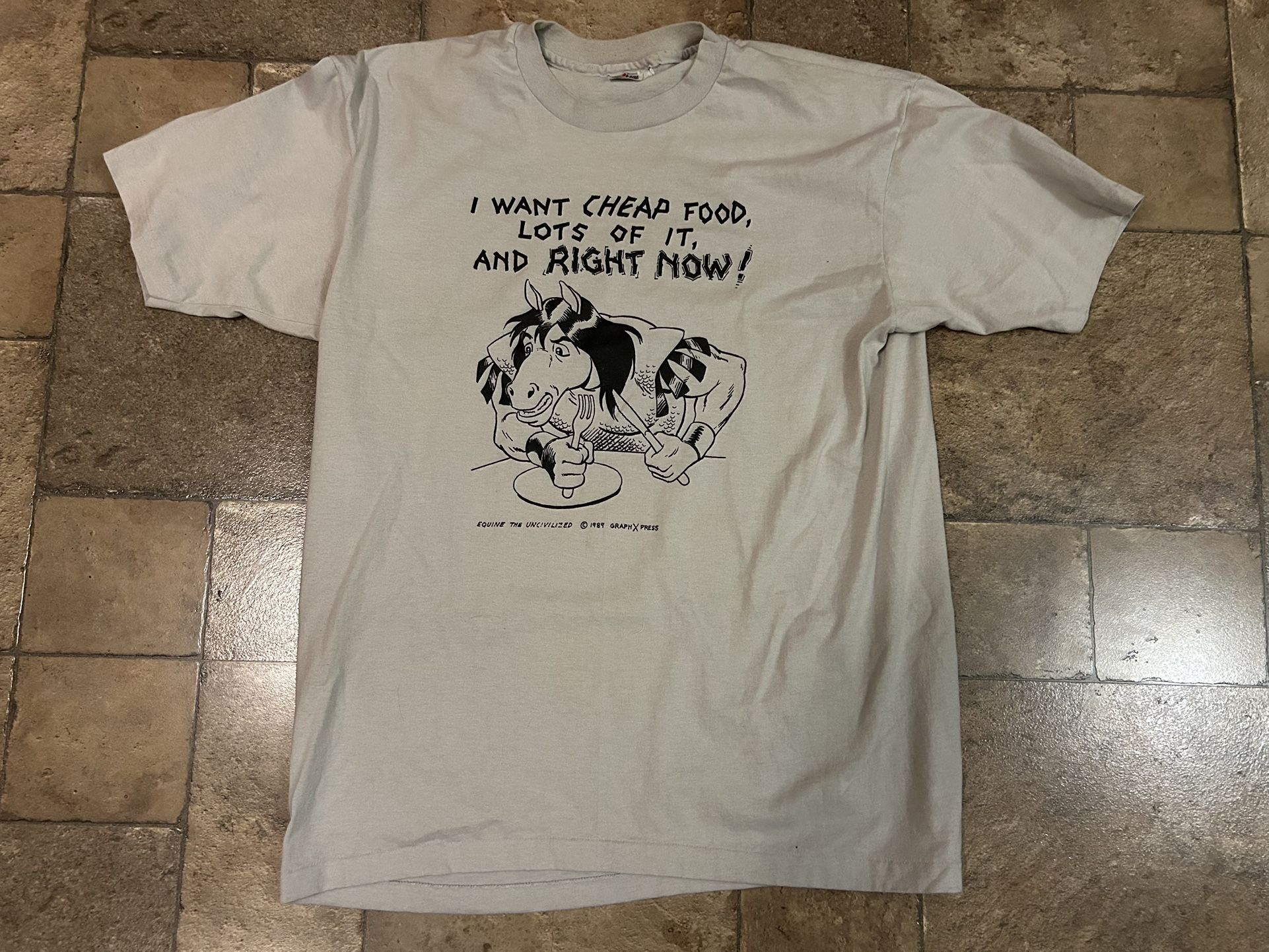 1989 Vintage Equine The Uncivilized Shirt