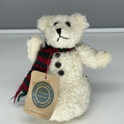 Retired Boyds Bear 6" Plush Snowman with Hangtags