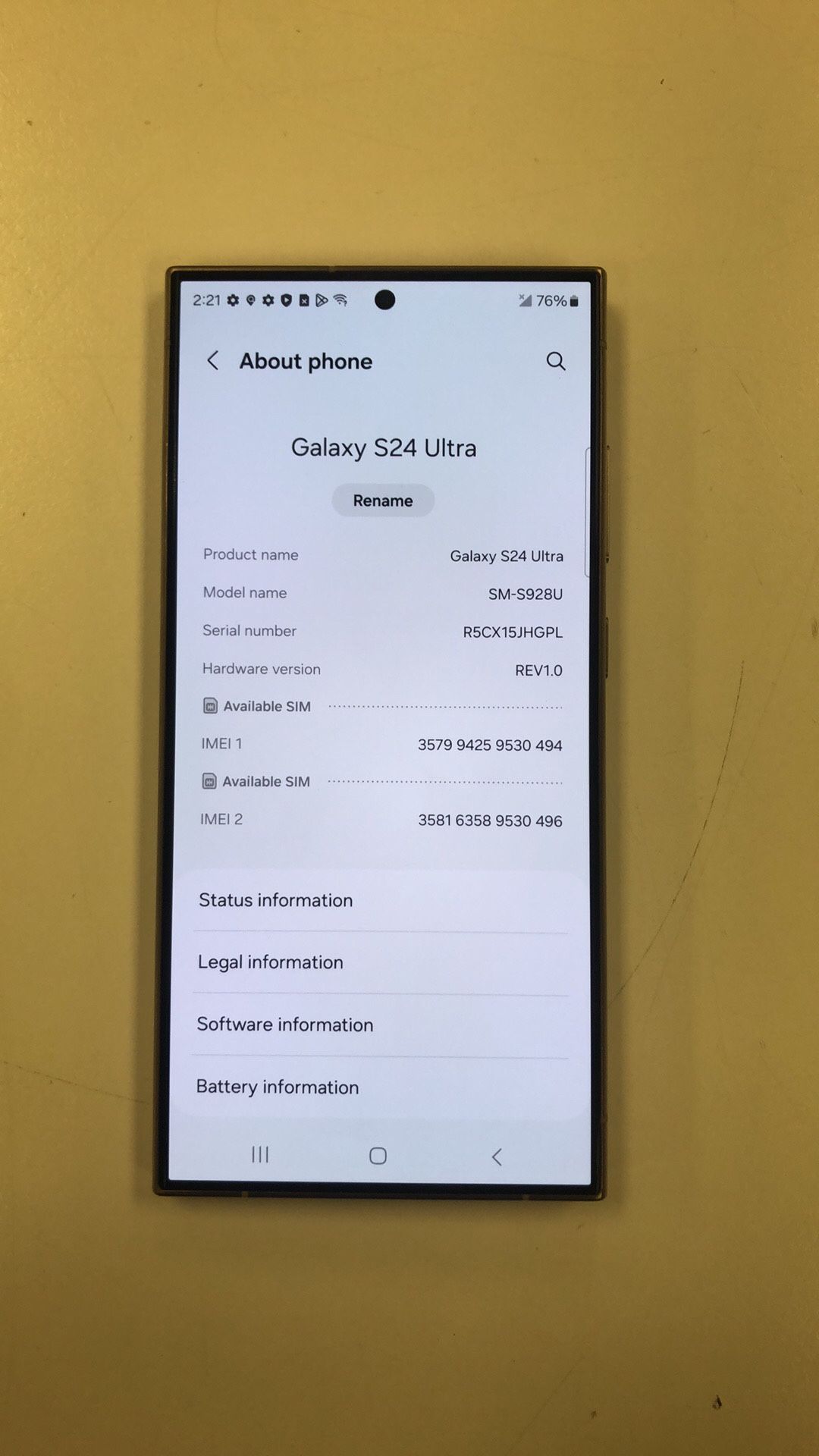 Samsung Galaxy S24 Ultra 512gb Unlocked