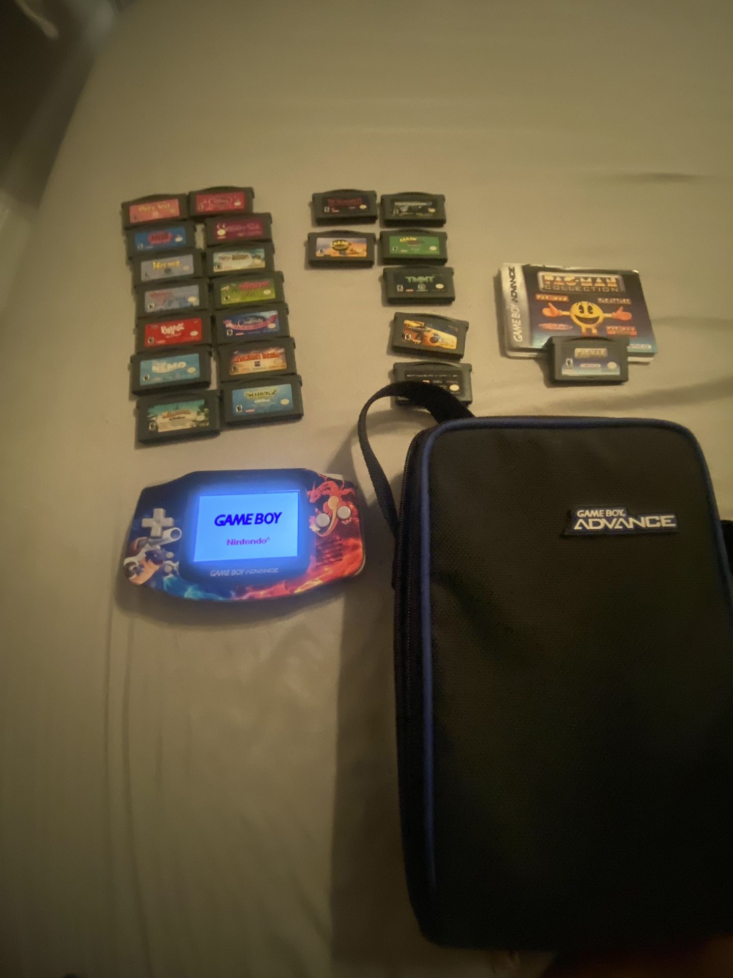GBA With Games And Bag