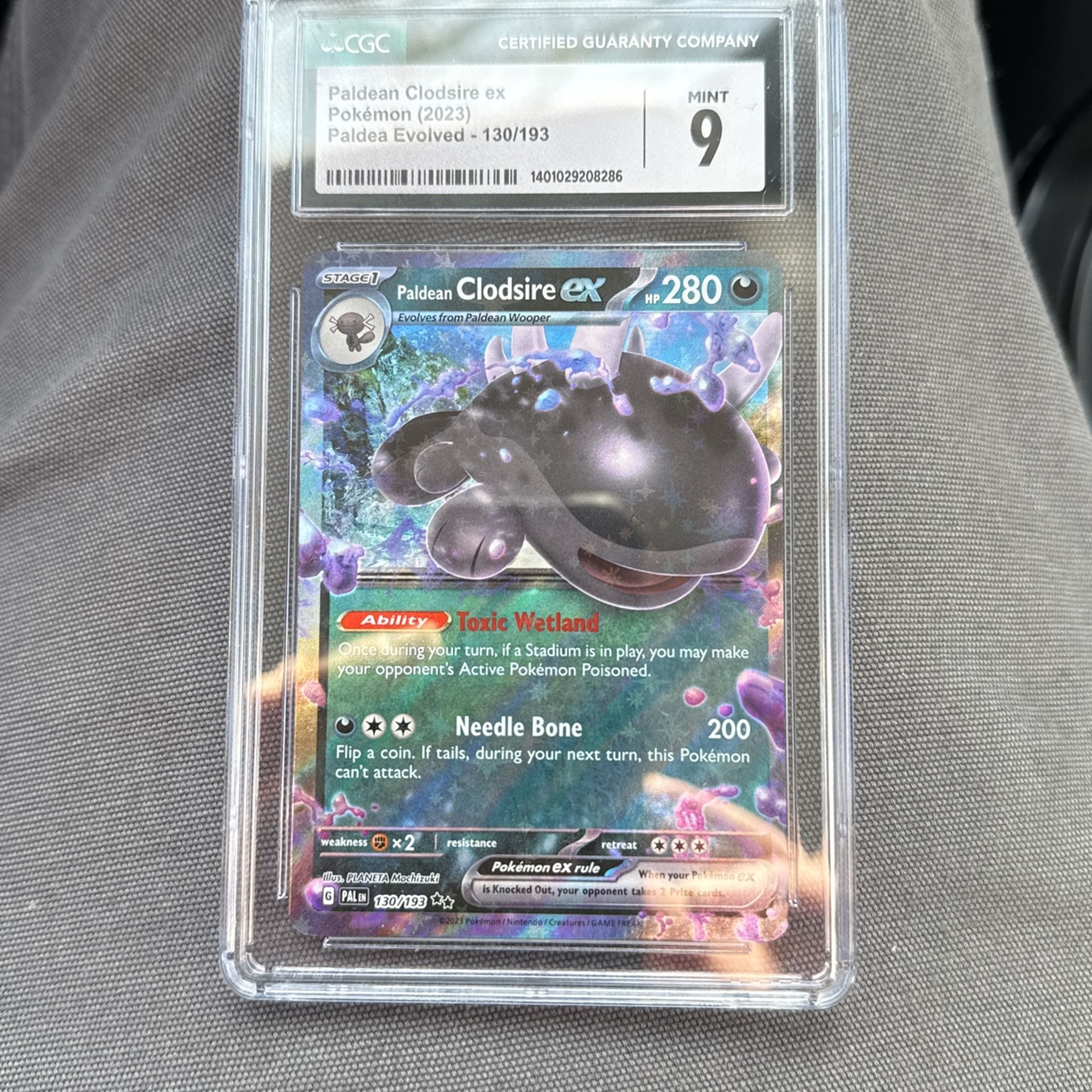 Paldean Closure Ex 130/193 CGC MINT 9