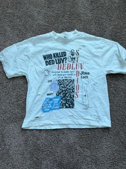 Dedluv graphic tee oversized distressed