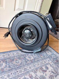 Hurricane commercial grade inline exhaust fan 6”