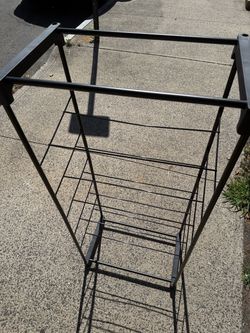 Black Metal Rack shoe