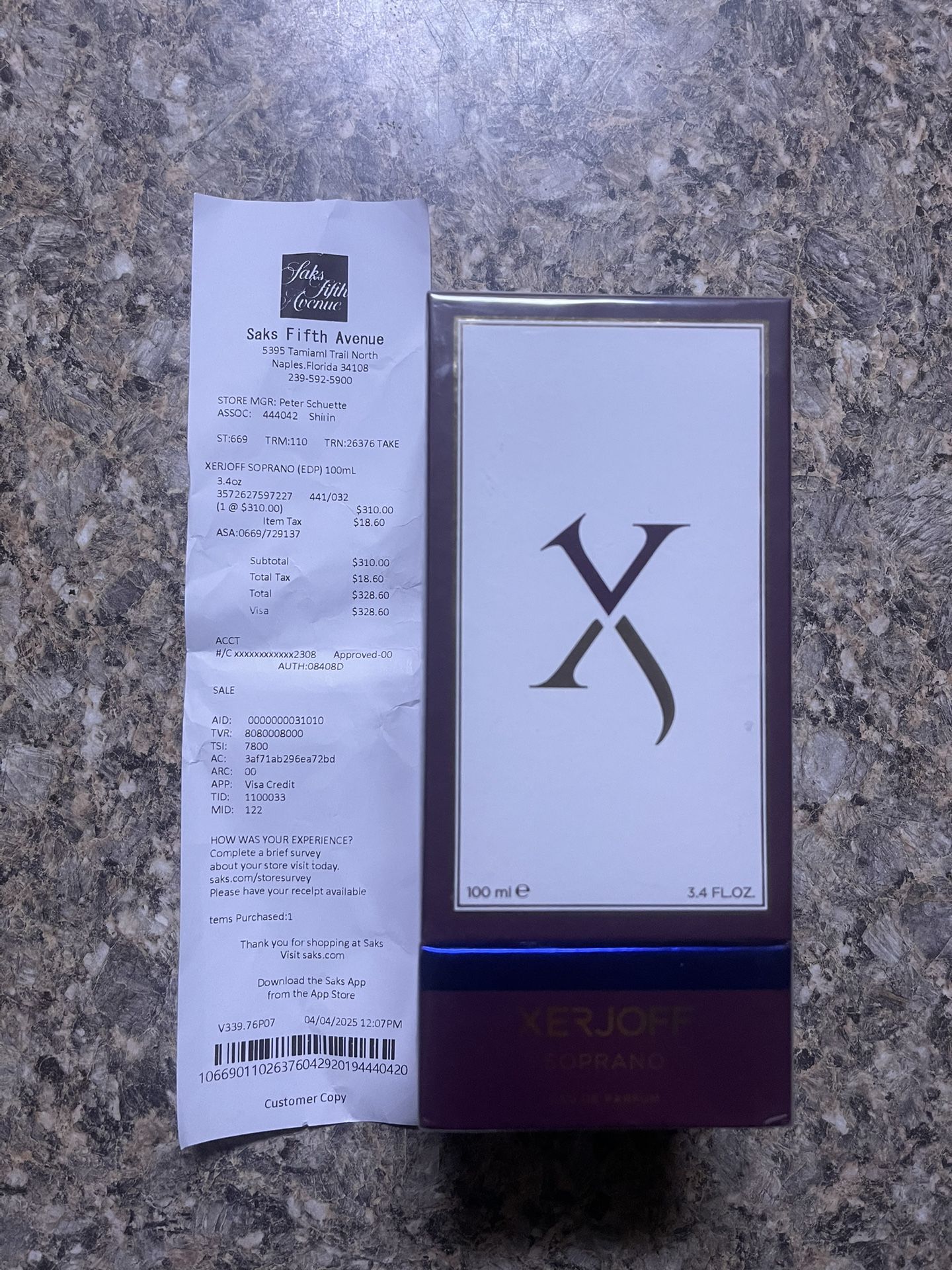 Brand New Xerjoff Soprano 3.4fl.oz (100ml)