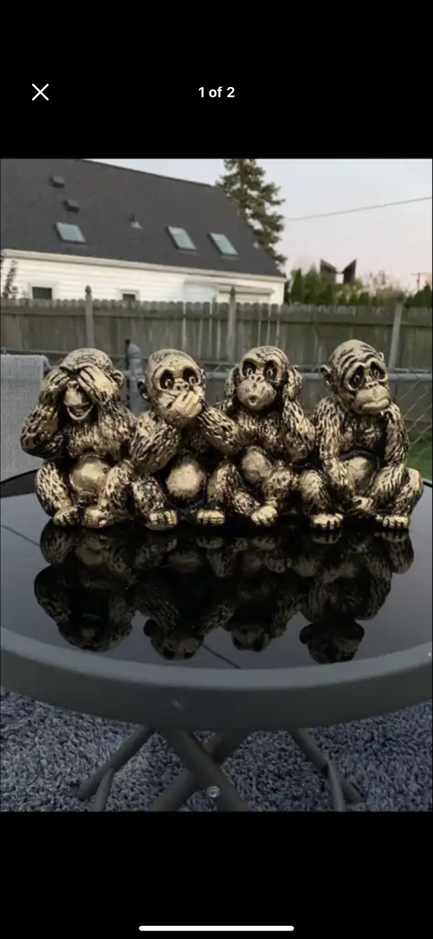 See No Evil Monkeys Statue