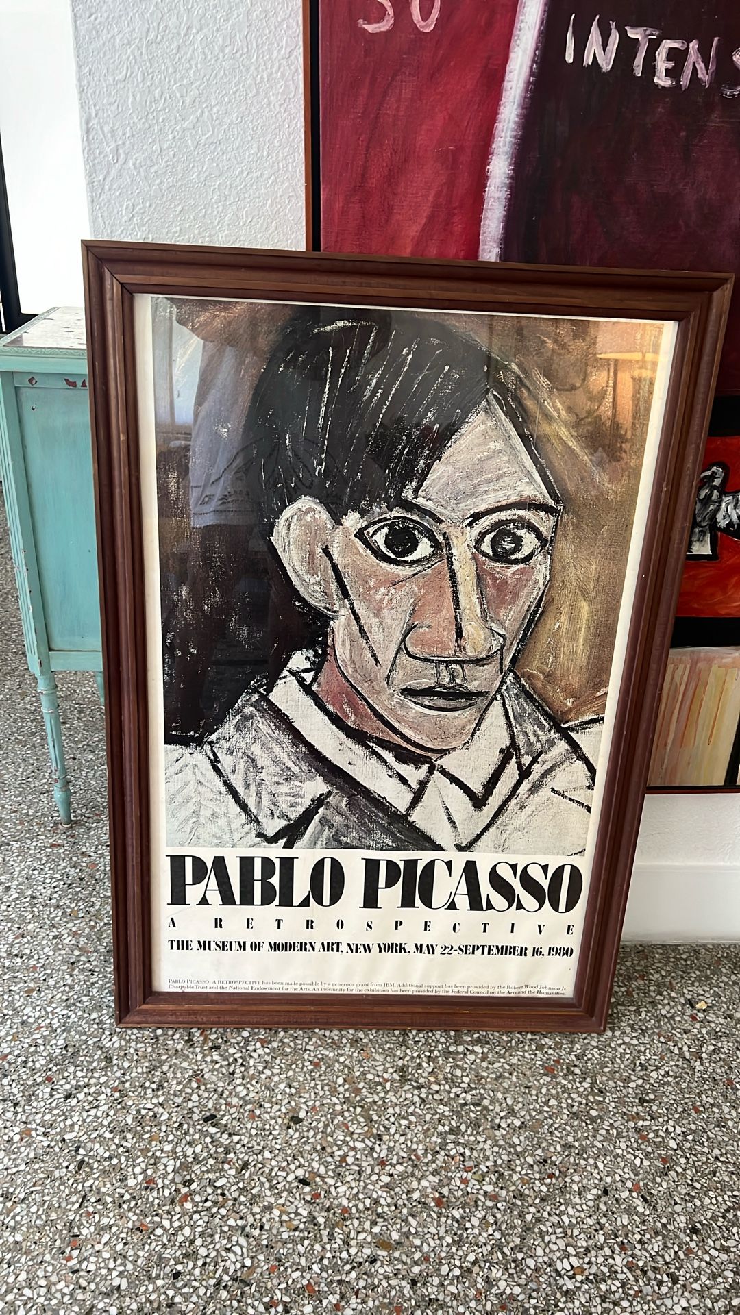 Original Poster About Exposition In NY In 1980