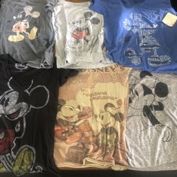 6 Mickey and Minnie T-Shirts!