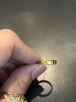 solid 24k band size 7 3 grams